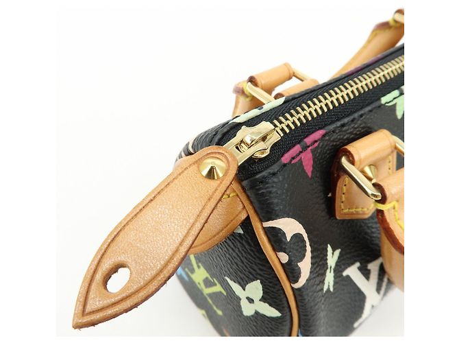Louis Vuitton Monogram Multicolor Mini Speedy Mini Bag Noir M92644 - vista 19