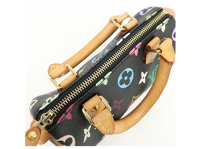 Louis Vuitton Monogram Multicolor Mini Speedy Mini Bag Noir M92644 - vista 20
