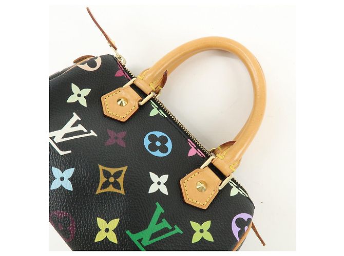 Louis Vuitton Monogram Multicolor Mini Speedy Mini Bag Noir M92644 - vista 6