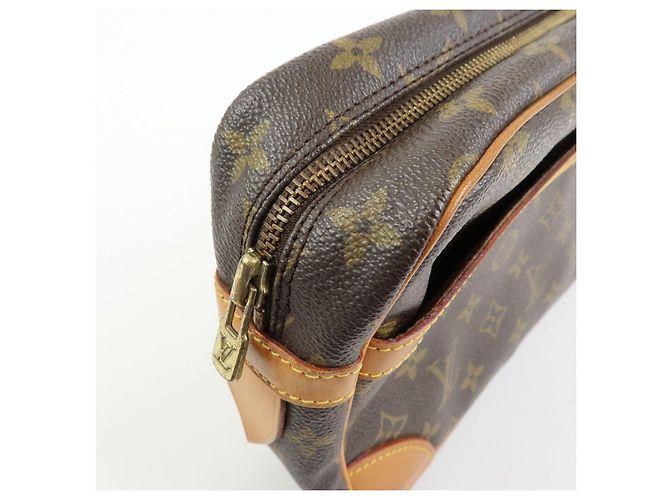 Louis Vuitton Monogram Compiegne 28 Pochette Clutch Brown M51845 - vista 11