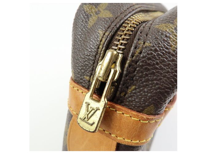 Louis Vuitton Monogram Compiegne 28 Pochette Clutch Brown M51845 - vista 13