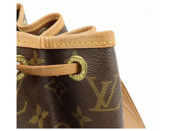 Borsa a tracolla Louis Vuitton Monogram Petit Noe Brown M42226 - vista 14