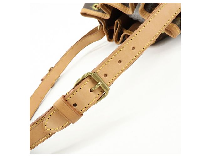 Borsa a tracolla Louis Vuitton Monogram Petit Noe Brown M42226 - vista 8