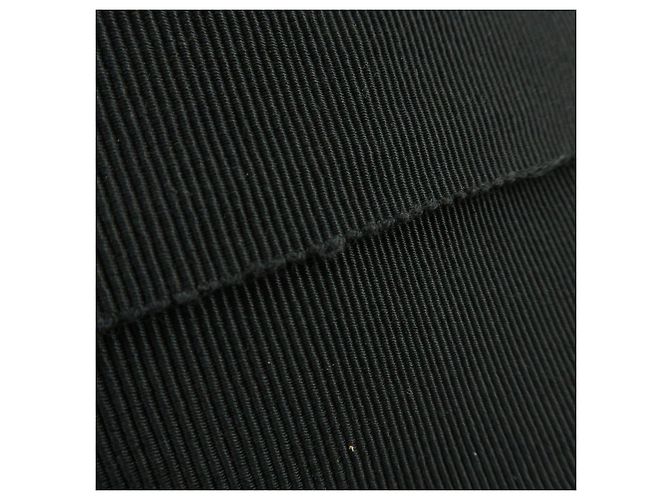 Salvatore Ferragamo Ferragamo Vara Canvas Leder Tiered Handtasche Pouch Schwarz - Ansicht 14