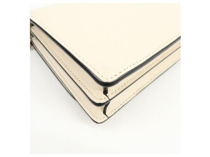 Borsa a spalla e crossbody in pelle VALENTINO V Logo Ivory - vista 10
