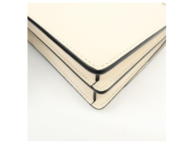 Borsa a spalla e crossbody in pelle VALENTINO V Logo Ivory - vista 11