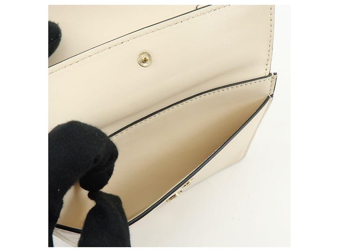 Borsa a spalla e crossbody in pelle VALENTINO V Logo Ivory - vista 16