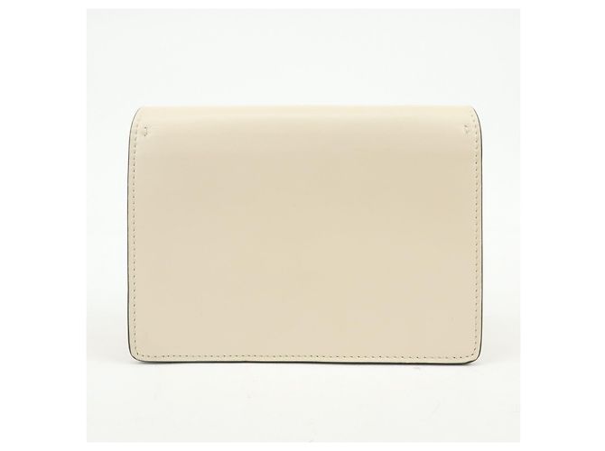 Borsa a spalla e crossbody in pelle VALENTINO V Logo Ivory - vista 2