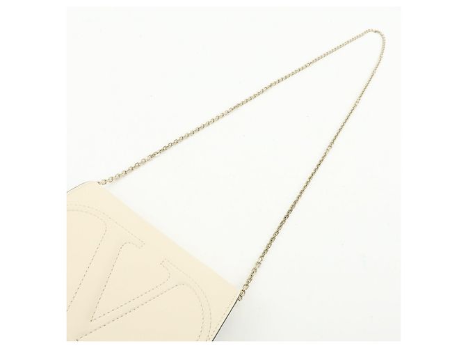 Borsa a spalla e crossbody in pelle VALENTINO V Logo Ivory - vista 6