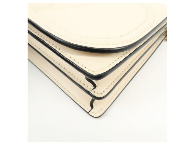 Borsa a spalla e crossbody in pelle VALENTINO V Logo Ivory - vista 9