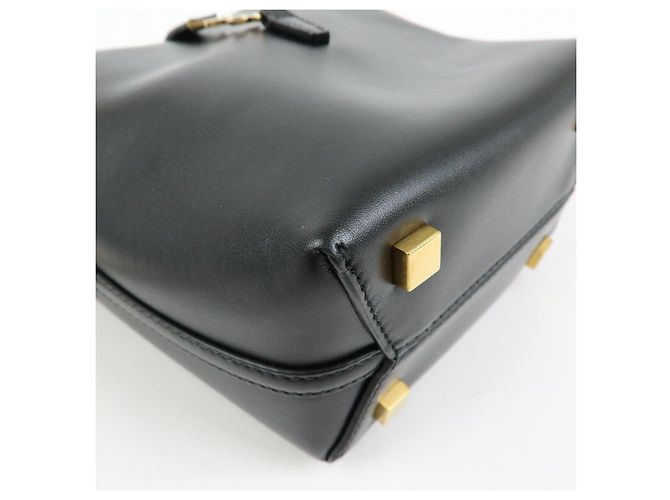 Autre Marque SAINT LAURENT PARIS Cassandra LE 37 Mini Borsa a Secchiello 2WAY in pelle di vitello - vista 11