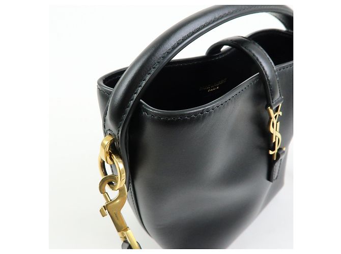 Autre Marque SAINT LAURENT PARIS Cassandra LE 37 Mini Borsa a Secchiello 2WAY in pelle di vitello - vista 15