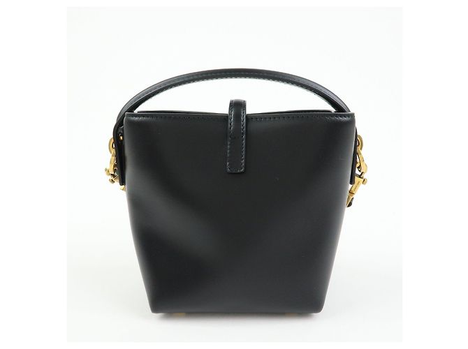 Autre Marque SAINT LAURENT PARIS Cassandra LE 37 Mini Borsa a Secchiello 2WAY in pelle di vitello - vista 2