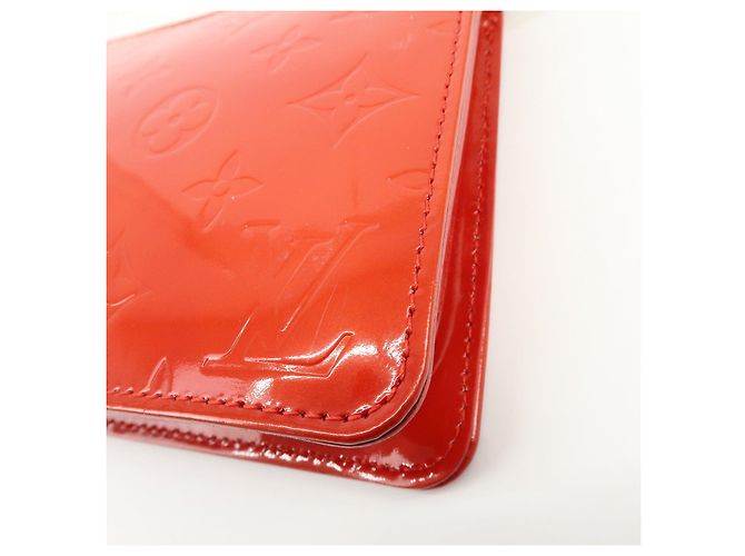 Louis Vuitton Monogram Vernis Lexington Accessoires Pouch Rouge M91132 - vista 12