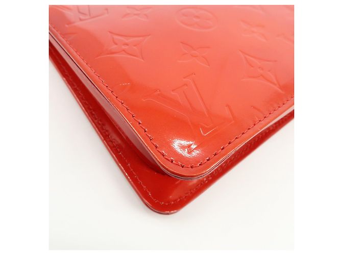 Louis Vuitton Monogram Vernis Lexington Accessoires Pouch Rouge M91132 - vista 13