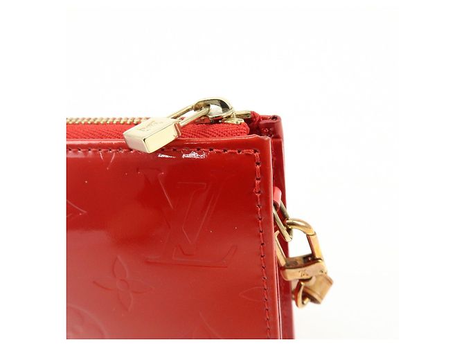 Louis Vuitton Monogram Vernis Lexington Accessoires Pouch Rouge M91132 - vista 15