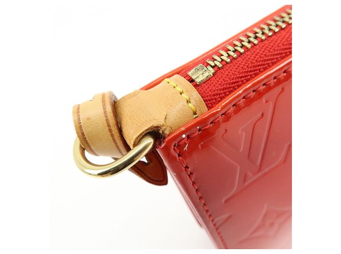 Louis Vuitton Monogram Vernis Lexington Accessoires Pouch Rouge M91132 - vista 16