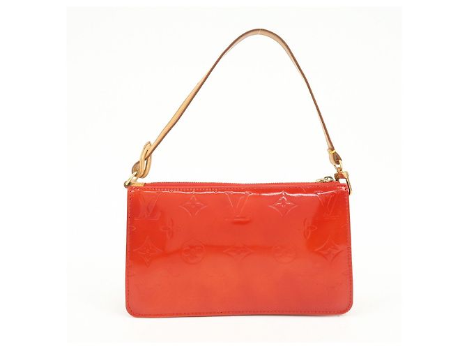 Louis Vuitton Monogram Vernis Lexington Accessoires Pouch Rouge M91132 - vista 2