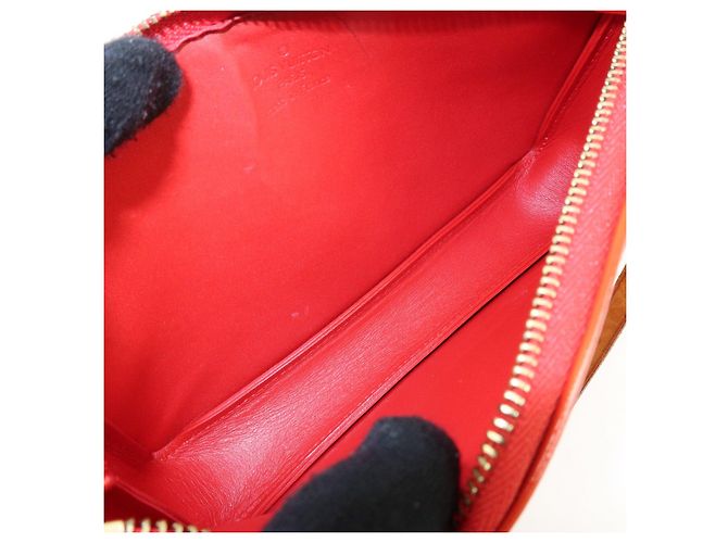 Louis Vuitton Monogram Vernis Lexington Accessoires Pouch Rouge M91132 - vista 21