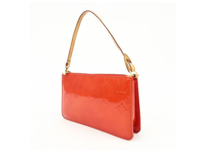 Louis Vuitton Monogram Vernis Lexington Accessoires Pouch Rouge M91132 - vista 3