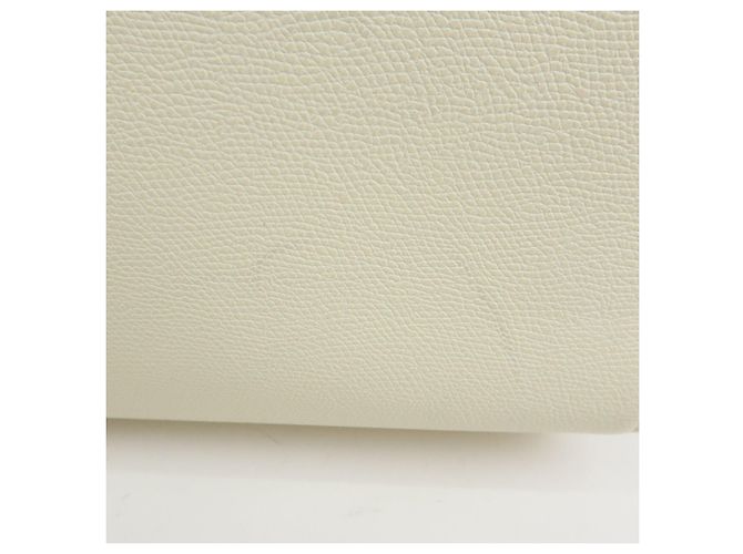 Borsa a tracolla e borsa a mano Valextra Brera in pelle di vitello White - vista 14