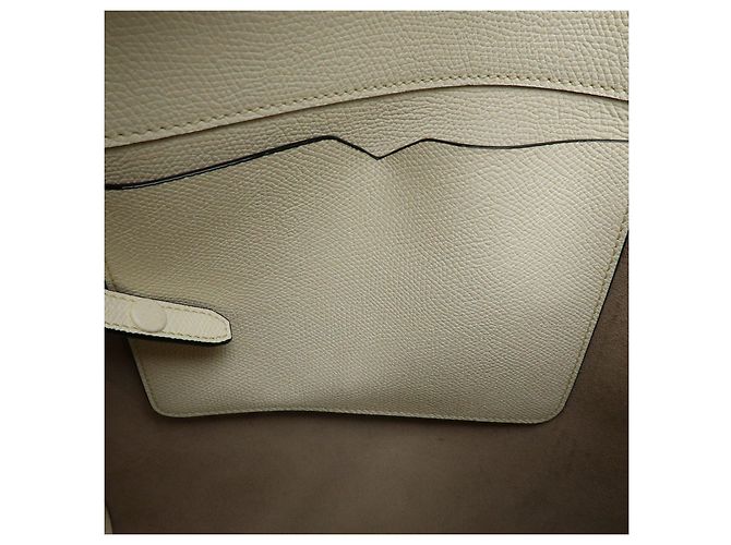 Borsa a tracolla e borsa a mano Valextra Brera in pelle di vitello White - vista 20