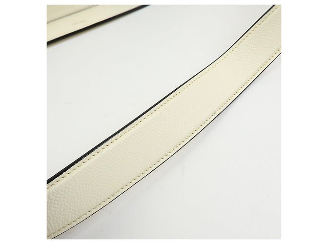 Borsa a tracolla e borsa a mano Valextra Brera in pelle di vitello White - vista 6