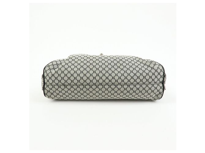 Céline Borsa a tracolla CELINE Macadam Canvas Leather Grey Black Silver - vista 5