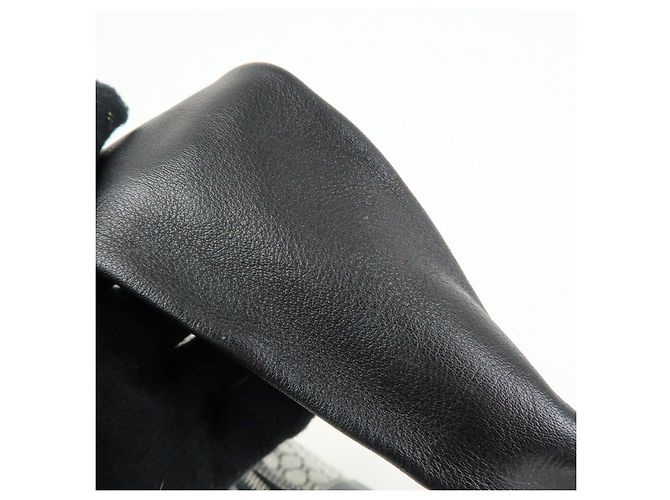 Céline Borsa a tracolla CELINE Macadam Canvas Leather Grey Black Silver - vista 7