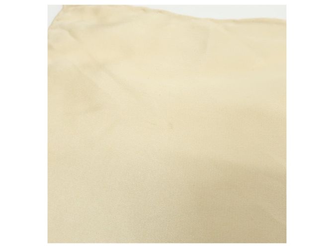 Sciarpa CHANEL COCO Mark 100% seta Motivo Gioielli Beige Multicolor - vista 13