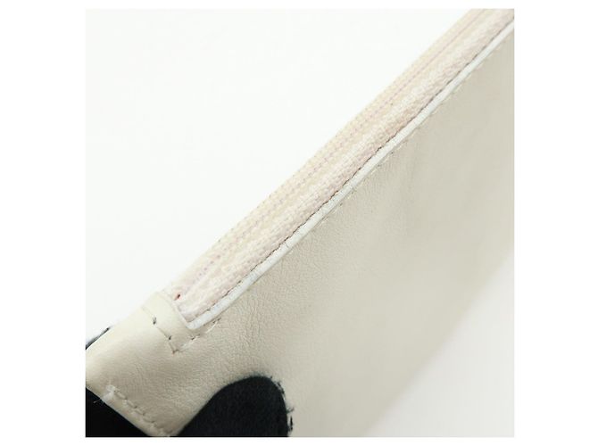 CHANEL COCO Mark Neceser de piel Bolso plano Blanco - vista 20