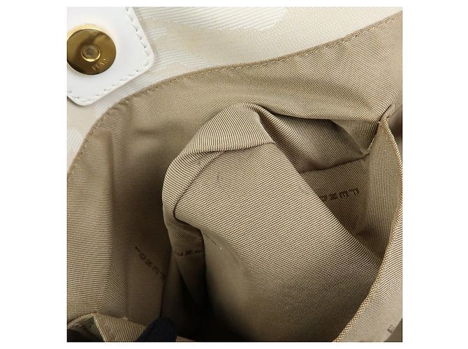 FENDI Shopper aus Leder und Canvas Zebra-Muster Beige Weiß 8BH115 - Ansicht 22
