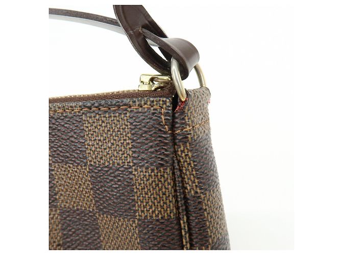 Louis Vuitton Damier Ebene Pochette Accessoires Hand Bag Brown N51985 - vista 16
