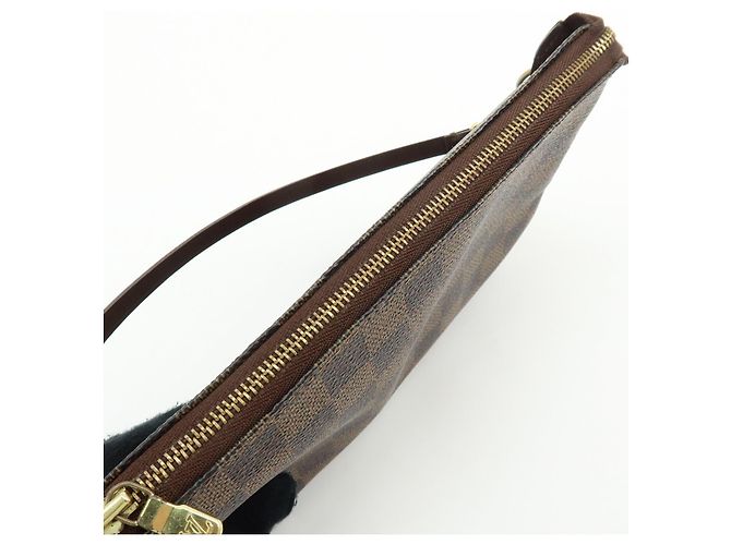 Louis Vuitton Damier Ebene Pochette Accessoires Hand Bag Brown N51985 - vista 18