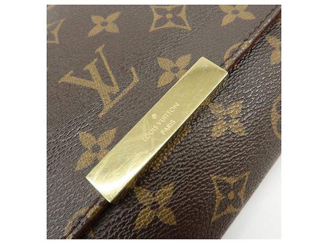 Louis Vuitton Monogram Favorite MM 2Way Bag Shoulder Bag Brown M40718 - vista 18