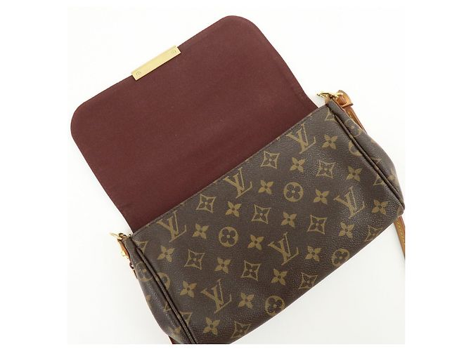 Louis Vuitton Monogram Favorite MM 2Way Bag Shoulder Bag Brown M40718 - vista 19