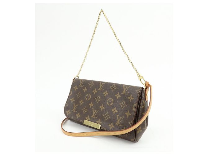 Louis Vuitton Monogram Favorite MM 2Way Bag Shoulder Bag Brown M40718 - vista 3