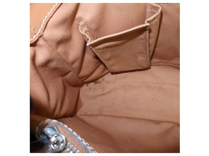 Borsa a mano in pelle Louis Vuitton Epi Passy PM Camel M59261 - vista 21