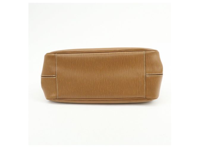 Borsa a mano in pelle Louis Vuitton Epi Passy PM Camel M59261 - vista 5