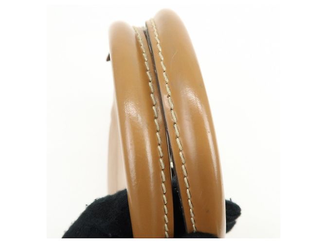 Borsa a mano in pelle Louis Vuitton Epi Passy PM Camel M59261 - vista 6