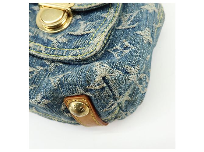 Louis Vuitton Monogram Denim Baggy PM Borsa 2Way Borsa a Tracolla M95049 - vista 11