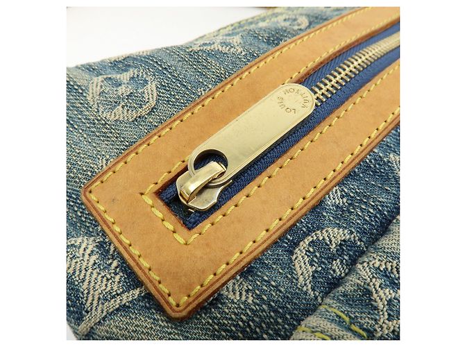 Louis Vuitton Monogram Denim Baggy PM Borsa 2Way Borsa a Tracolla M95049 - vista 17