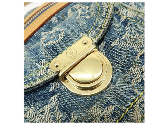 Louis Vuitton Monogram Denim Baggy PM Borsa 2Way Borsa a Tracolla M95049 - vista 18
