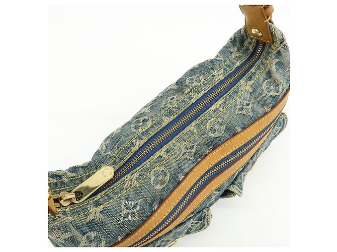 Louis Vuitton Monogram Denim Baggy PM Borsa 2Way Borsa a Tracolla M95049 - vista 19