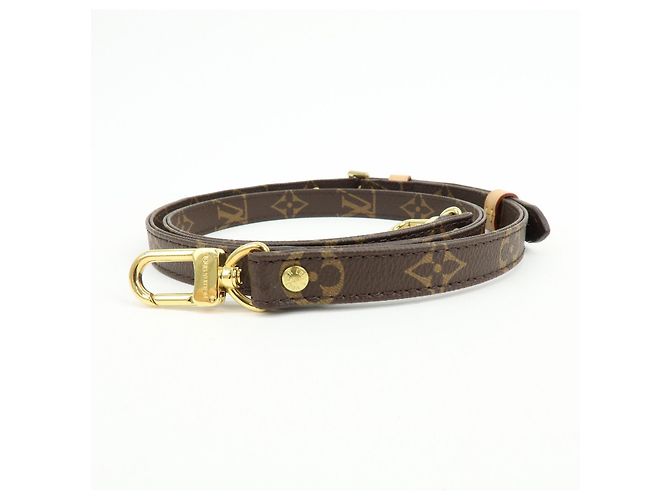 Louis Vuitton Monogram Adjustable Shoulder Strap Brown 120cm J52315 - view 2