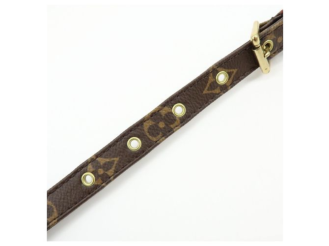 Louis Vuitton Monogram Adjustable Shoulder Strap Brown 120cm J52315 - view 7