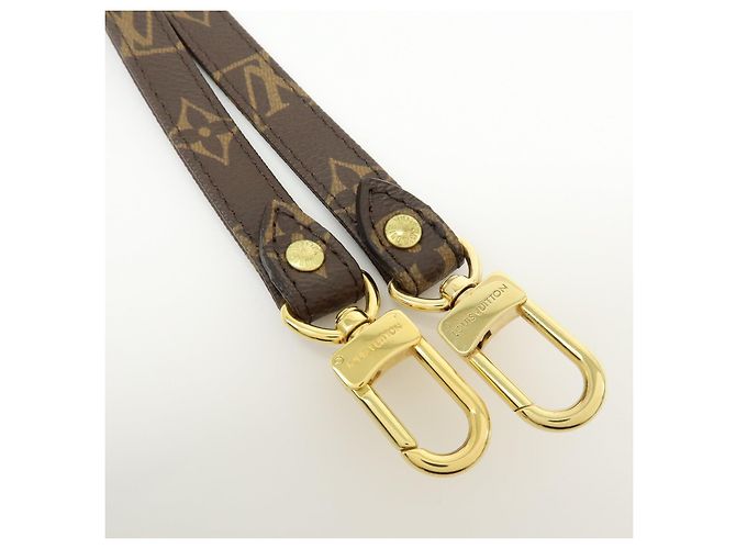 Louis Vuitton Monogram Adjustable Shoulder Strap Brown 120cm J52315 - view 9