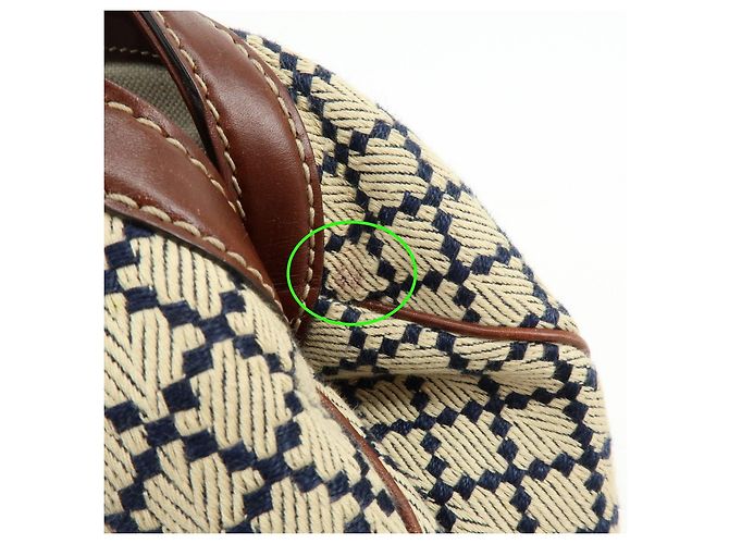 Borsa GUCCI Sukey Diamante Interlocking G GG Canvas Leather 211944 - vista 16