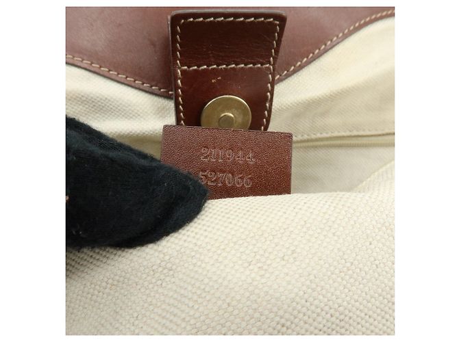Borsa GUCCI Sukey Diamante Interlocking G GG Canvas Leather 211944 - vista 24