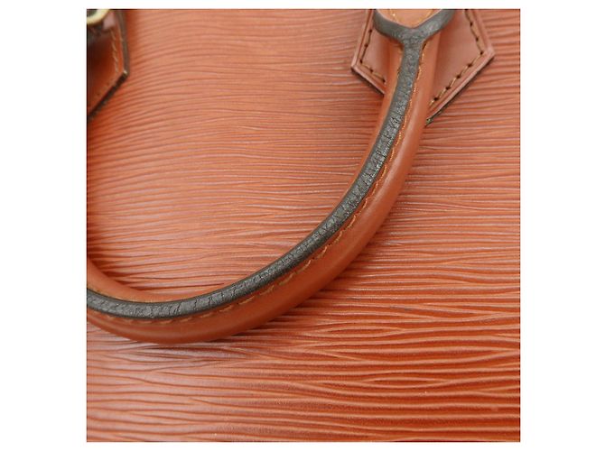 Louis Vuitton Epi Alma PM Leather Hand Bag Kenya Brown M52143 - vista 10